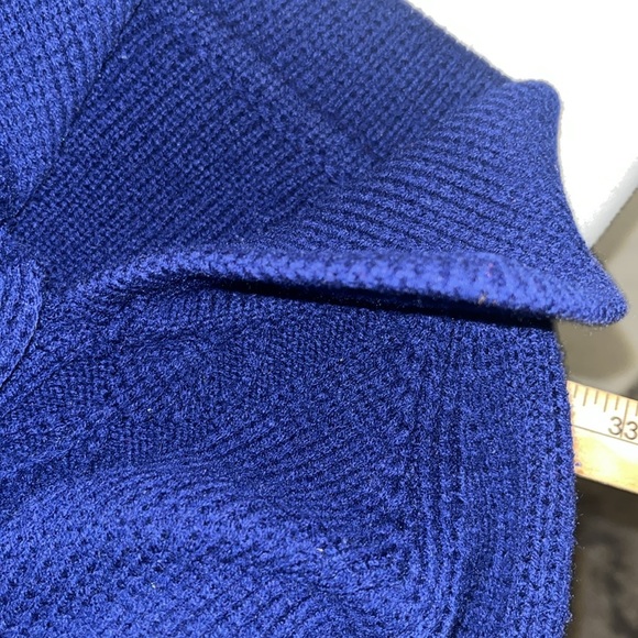 RARE VINTAGE DORSET BUTTON FRONT CARDIGAN WOMANS NAVY SZ M - Picture 15 of 16